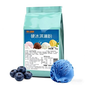 Blueberry Hard Ice Cream Mix