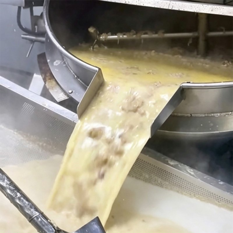 High-pressure cooking to ensure freshness